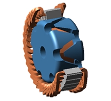 Creating a VHDL-AMS model of a claw-pole alternator